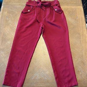 Pretty Garden paper bag pants